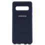 Чехол накладка Silicone Case для Samsung Galaxy S10 Plus.