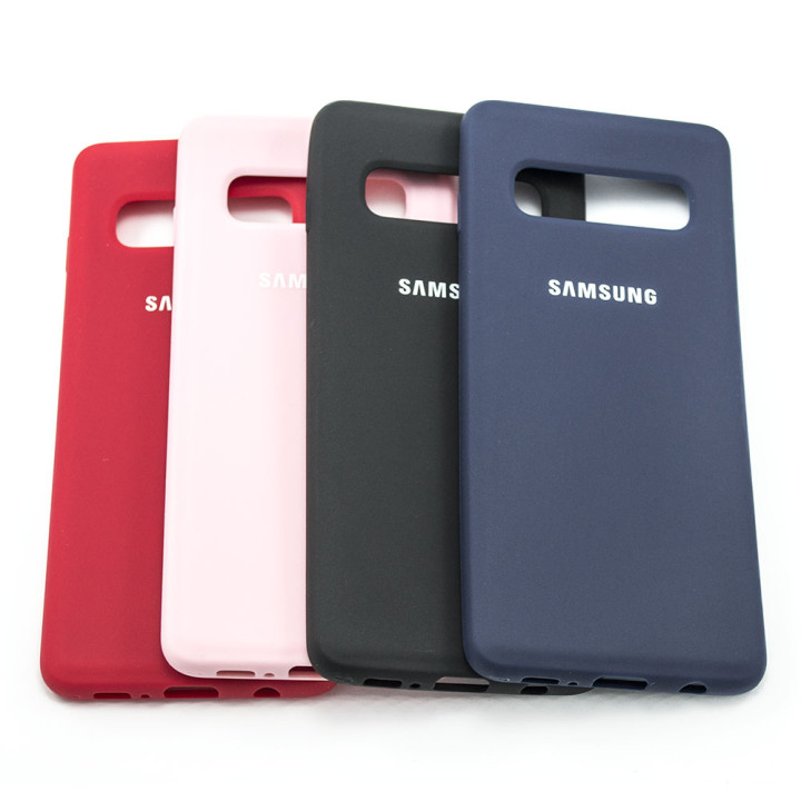 Чехол-накладка Silicone Case для Samsung Galaxy S10 Plus