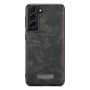 Чехол-кошелек CaseMe Retro Leather для Samsung Galaxy S21 Plus, Black