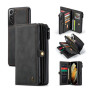 Чехол-кошелек CaseMe Retro Leather для Samsung Galaxy S21 Plus, Black