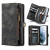 Чехол-кошелек CaseMe Retro Leather для Samsung Galaxy S21 Ultra, Black