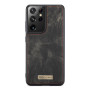 Чехол-кошелек CaseMe Retro Leather для Samsung Galaxy S21 Ultra, Black