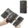 Чехол-кошелек CaseMe Retro Leather для Samsung Galaxy S21 Ultra, Black