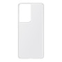 Прозрачный силиконовый чехол накладка Oucase для Samsung Galaxy S21 Ultra, Transparent