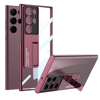 Чехол-накладка GKK Glass Stand для Samsung Galaxy S24 Ultra