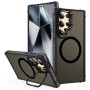 Матовий чохол – накладка Dual Color Camera Stand для Samsung Galaxy S25 Ultra