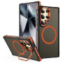 Матовий чохол – накладка Dual Color Camera Stand для Samsung Galaxy S25 Ultra