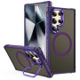 Матовий чохол – накладка Dual Color Camera Stand для Samsung Galaxy S25 Ultra