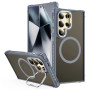 Матовий чохол – накладка Dual Color Camera Stand для Samsung Galaxy S25 Ultra