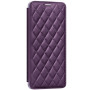 Чохол книжка Lingge Glass для Samsung Galaxy S25 FE з магнітним кільцем фіолетовий