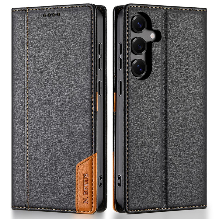Чохол - книжка New N.BEKUS Leather PU для Samsung Galaxy S25 FE