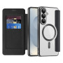 Чехол книжка Lingge Glass для Samsung Galaxy S26+ с магнитным кольцом