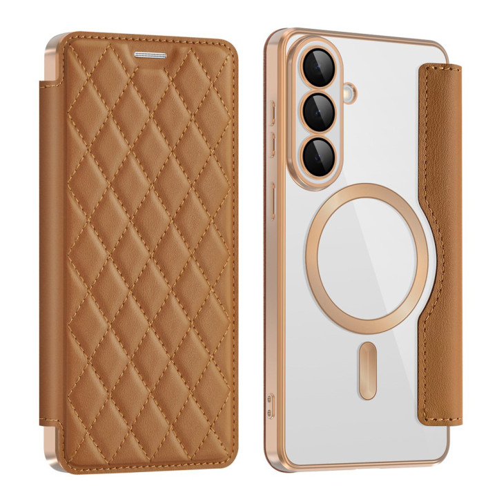 Чехол книжка Lingge Glass для Samsung Galaxy S26+ с магнитным кольцом