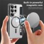 Чехол книжка Lingge Glass для Samsung Galaxy S26 Ultra с магнитным кольцом