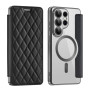 Чехол книжка Lingge Glass для Samsung Galaxy S26 Ultra с магнитным кольцом