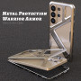 Чохол Metal Bamper Luphie Design для Samsung Galaxy S26 Ultra / CD Pattern на камеру / захисна плівка Ceramics Full Coverage