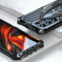 Чехол Metal Fast & Furious Samsung Galaxy S26 Ultra 5G с защитной пленкой на экран чёрный