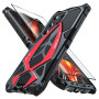 Чехол Metal Fast & Furious Samsung Galaxy S26 Ultra 5G с защитной пленкой на экран чёрный