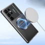 Чехол Metal Glass Camera Stand для Samsung Galaxy S26 Ultra с поддержкой беспроводной зарядки