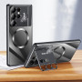 Чехол Metal Glass Camera Stand для Samsung Galaxy S26 Ultra с поддержкой беспроводной зарядки