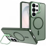 Чехол - накладка PC Metal Stand з MagSafe для Samsung Galaxy S26 Ultra