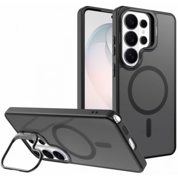 Чехол - накладка PC Metal Stand з MagSafe для Samsung Galaxy S26 Ultra
