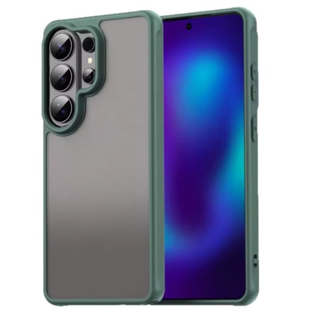 Чохол TPU Color Matte Case для Samsung Galaxy S26 Ultra зелений