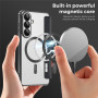 Чехол книжка Lingge Glass для Samsung Galaxy S26 с магнитным кольцом