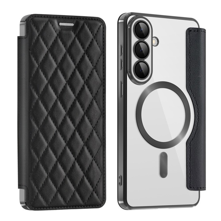 Чехол книжка Lingge Glass для Samsung Galaxy S26 с магнитным кольцом