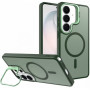 Чехол - накладка PC Metal Stand з MagSafe для Samsung Galaxy S26