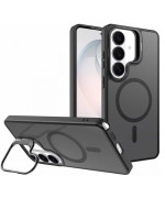 Чехол - накладка PC Metal Stand з MagSafe для Samsung Galaxy S26