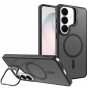 Чехол - накладка PC Metal Stand з MagSafe для Samsung Galaxy S26