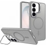 Чехол - накладка PC Metal Stand з MagSafe для Samsung Galaxy S26