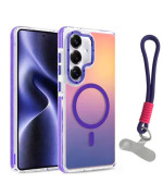 Чехол - накладка Omeve Chameleon для Samsung Galaxy S26+ с кольцом MagSafe и шнурком