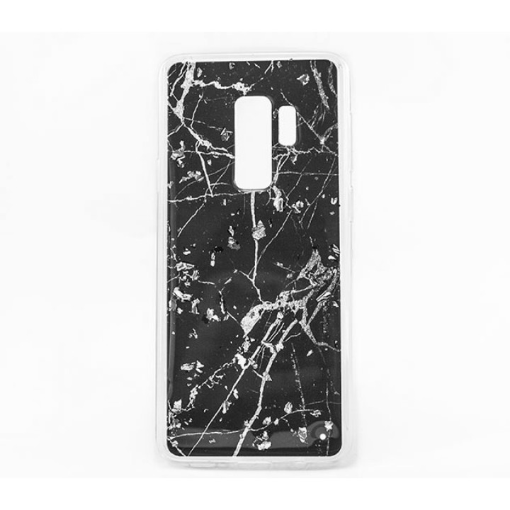 Мраморный силиконовый чехол накладка Marble для Samsung Galaxy S9