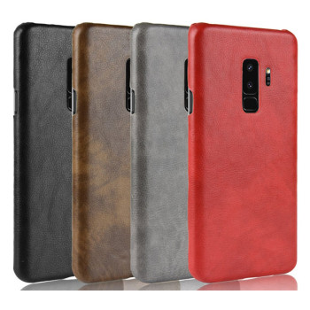 Кожаный чехол накладка для Samsung Galaxy S9