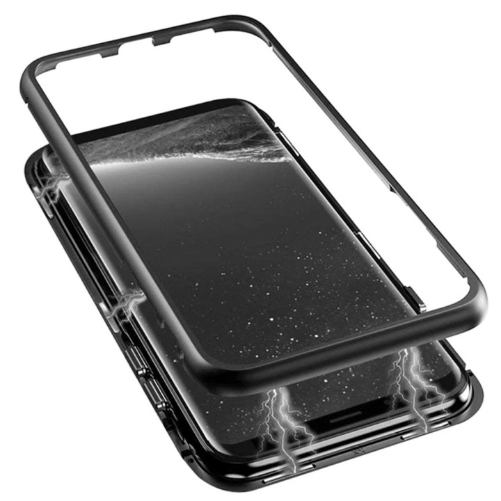 Накладка бампер магніт Metal Frame Samsung S8 black