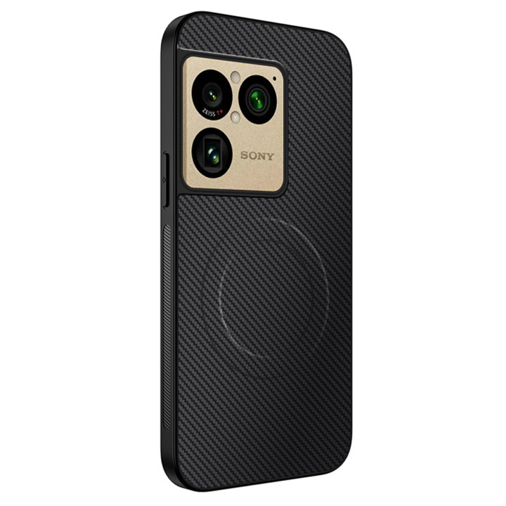 Чехол Carbon Shield with Ring для Sony Xperia 1 VIII​​​ с поддержкой беспроводной зарядки