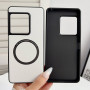 Кожаный чехол - накладка Leather Hybrid Case для Sony Xperia 1 VIII с металлической вставкой