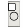 Кожаный чехол - накладка Leather Hybrid Case для Sony Xperia 1 VIII с металлической вставкой