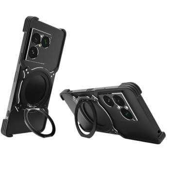 Чохол Metal Bamper with Ring для Sony Xperia 1 VIII із захистом на камеру