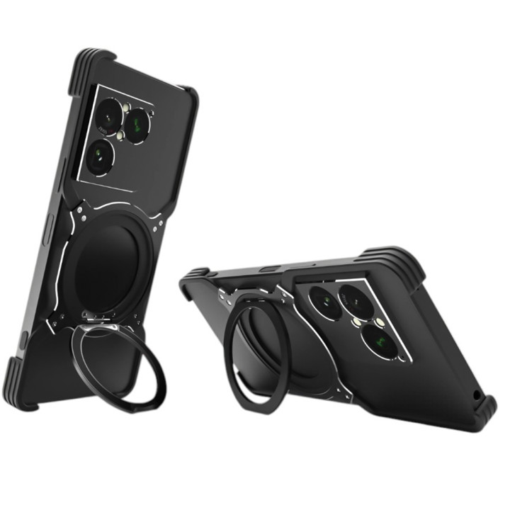 Чохол Metal Bamper with Ring для Sony Xperia 1 VIII із захистом на камеру