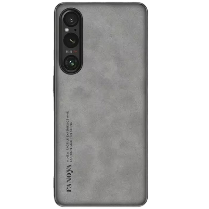 Шкіряний чохол Fanoya для Sony Xperia 1 VII із захистом на камеру