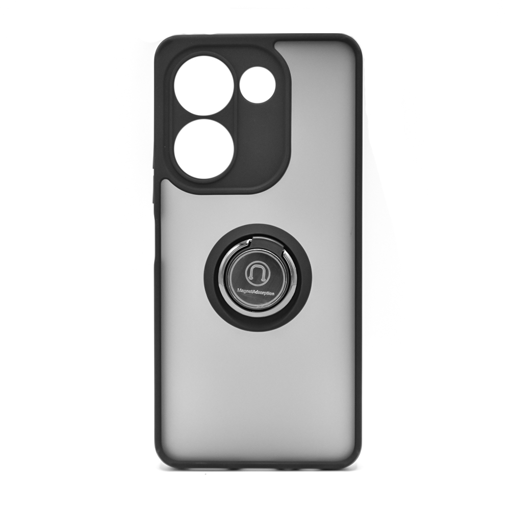 Чохол накладка TPU Color Matte Ring для Tecno Camon 20 / Camon 20 Pro чорний