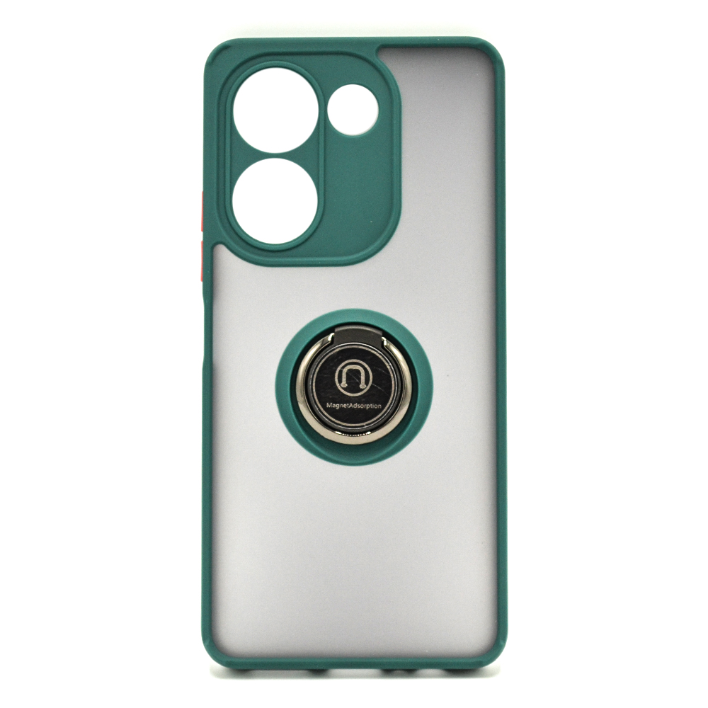 Чохол накладка TPU Color Matte Ring для Tecno Camon 20 / Camon 20 Pro зелений