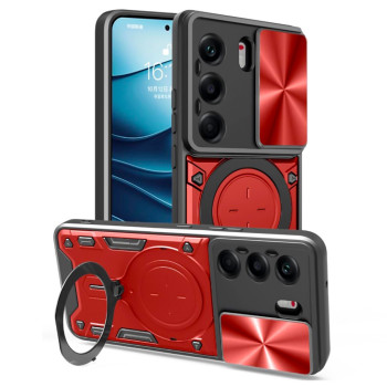 Чохол Omeve Magnetic Ring для Tecno Camon 40 із захисною шторкою на камеру