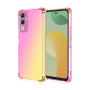 Чохол TPU Colorful для Tecno Pova 4 рожево-жовтий