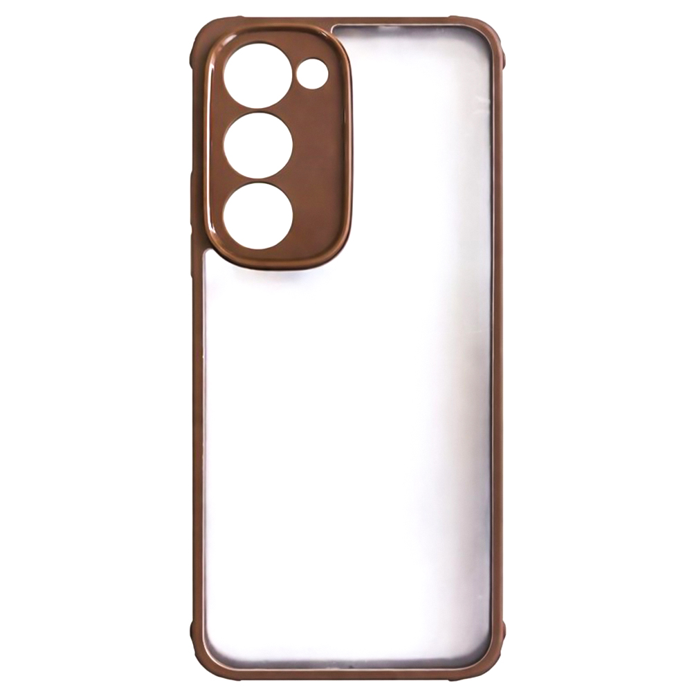 Чохол Color Armor Shell для Tecno Spark 40 Pro+​ із захистом для камери коричневий