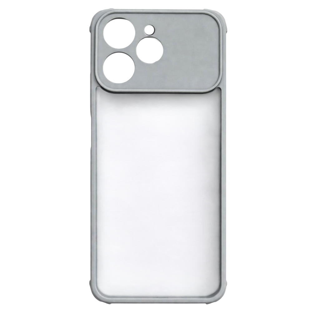 Чохол Color Armor Shell для Tecno Spark 40 4G із захистом для камери сірий