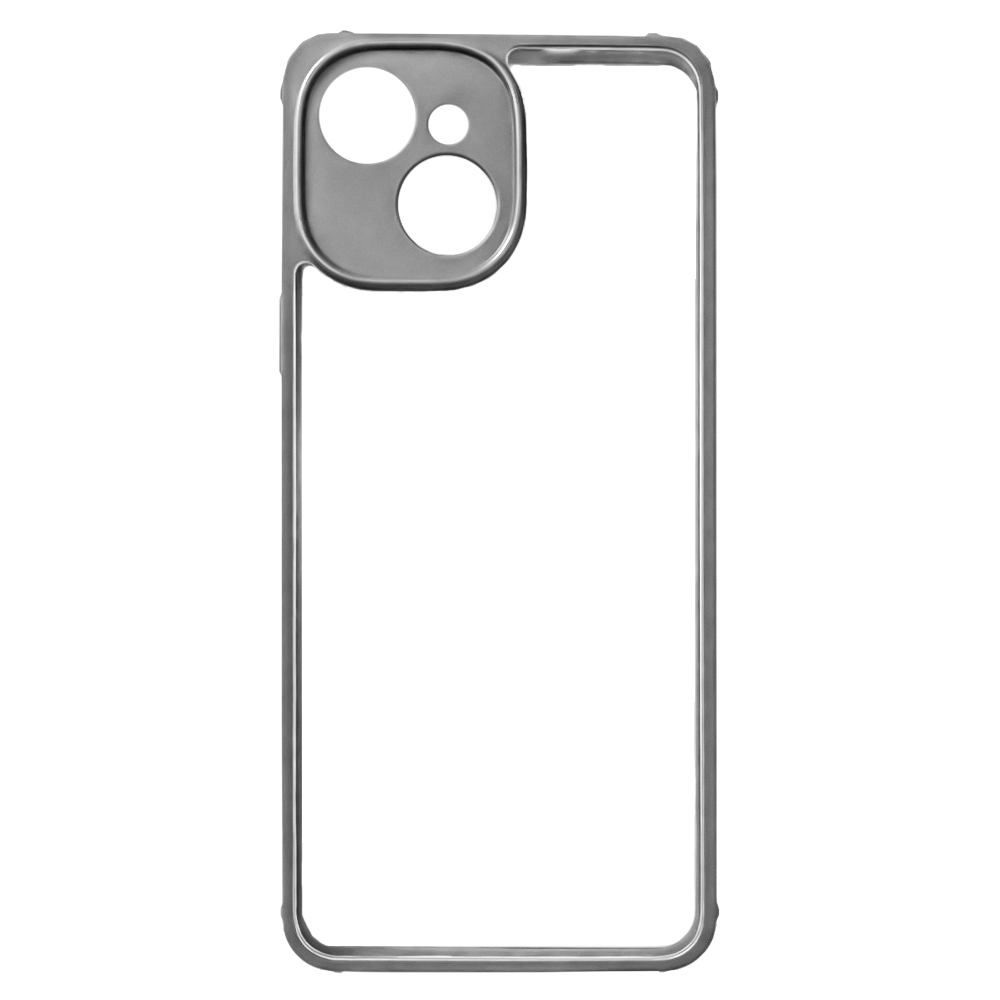 Чохол Color Armor Shell для Tecno Spark 40C із захистом для камери сірий